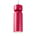 Justice Designs - CER-6510-CRSE-NCKL-WTCD-LED1-700 - LED Pendant - Radiance - Cerise