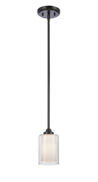 Innovations - 342-1S-BK-CLW - One Light Mini Pendant - Auralume - Matte Black