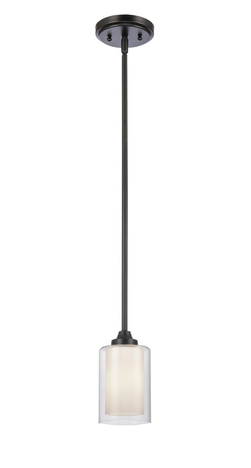 Innovations - 342-1S-BK-CLW-LED - LED Mini Pendant - Auralume - Matte Black