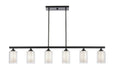 Innovations - 342-6I-BK-CLW - Six Light Island Pendant - Auralume - Matte Black