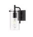 Innovations - 352-1W-BK-CL-LED - LED Bath Vanity - Auralume - Matte Black