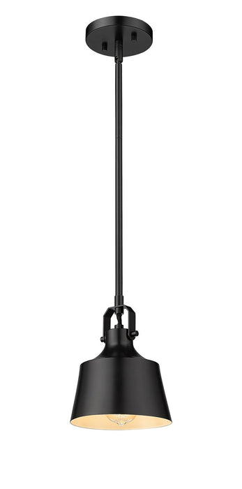 Innovations - 370-1S-BK-M - One Light Mini Pendant - Auralume - Matte Black