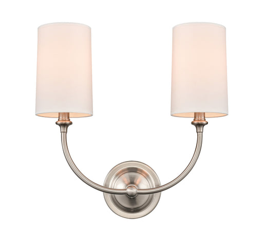 Innovations - 372-2W-SN-S1 - Two Light Wall Sconce - Giselle - Brushed Satin Nickel