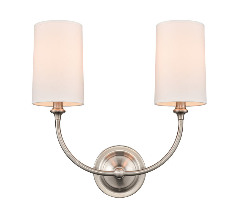 Innovations - 372-2W-SN-S1 - Two Light Wall Sconce - Giselle - Brushed Satin Nickel