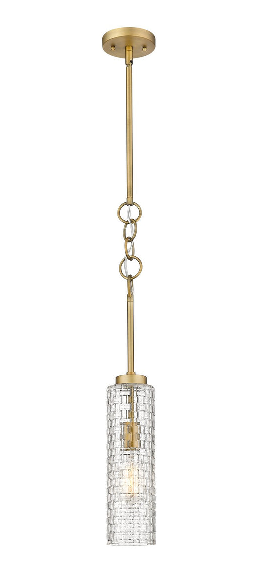 Innovations - 380-1S-BB-G380-4CL-LED - LED Mini Pendant - Wexford - Brushed Brass