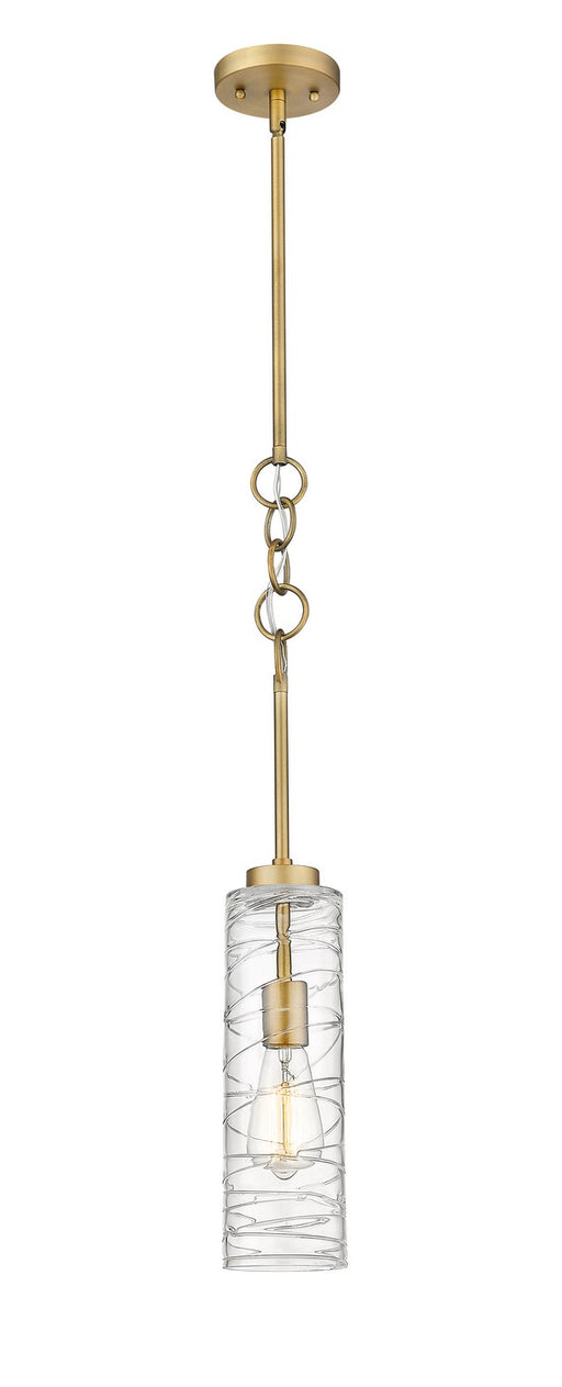 Innovations - 380-1S-BB-G381-4CL-LED - LED Mini Pendant - Wexford - Brushed Brass