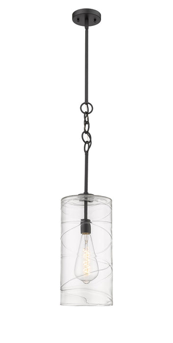 Innovations - 380-1S-BK-G381-8CL-BB-95-LED - LED Mini Pendant - Wexford - Matte Black