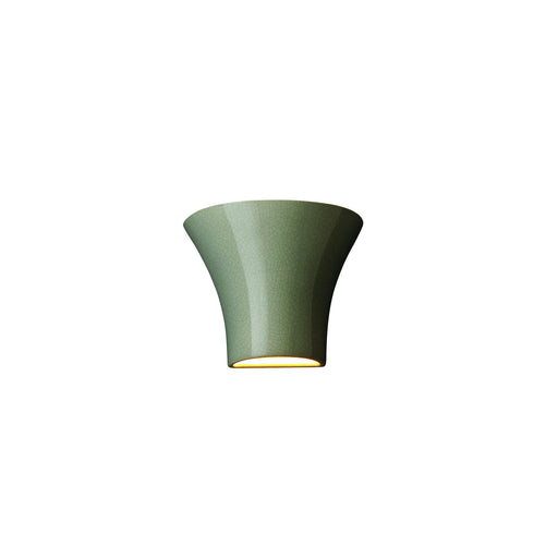 Justice Designs - CER-8810-CKC-LED1-1000 - Lantern - Ambiance - Celadon Green Crackle