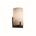 Justice Designs - CLD-5531-DBRZ - One Light Wall Sconce - Clouds - Dark Bronze