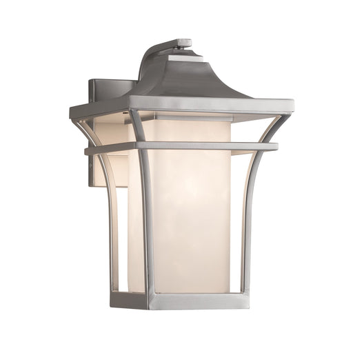 Justice Designs - CLD-7521W-NCKL-LED1-700 - LED Outdoor Wall Sconce - Clouds - Brushed Nickel