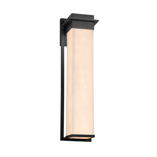Justice Designs - CLD-7545W-MBLK - LED Outdoor Wall Sconce - Clouds - Matte Black