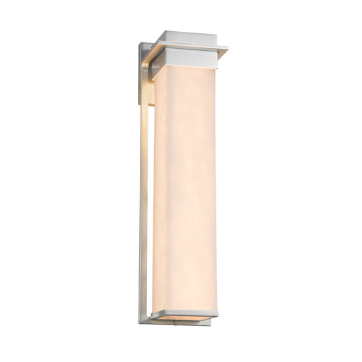 Justice Designs - CLD-7545W-NCKL - LED Outdoor Wall Sconce - Clouds - Brushed Nickel