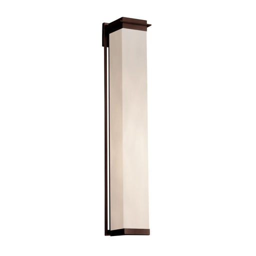 Justice Designs - CLD-7547W-DBRZ - LED Outdoor Wall Sconce - Clouds - Dark Bronze