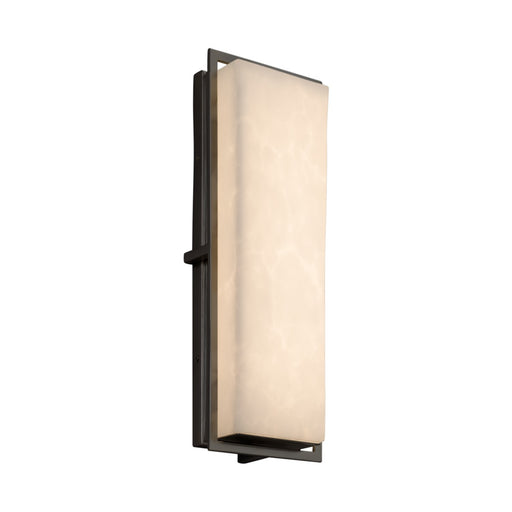 Justice Designs - CLD-7564W-MBLK - LED Outdoor Wall Sconce - Clouds - Matte Black
