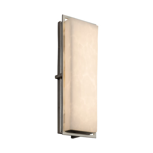 Justice Designs - CLD-7564W-NCKL - LED Outdoor Wall Sconce - Clouds - Brushed Nickel