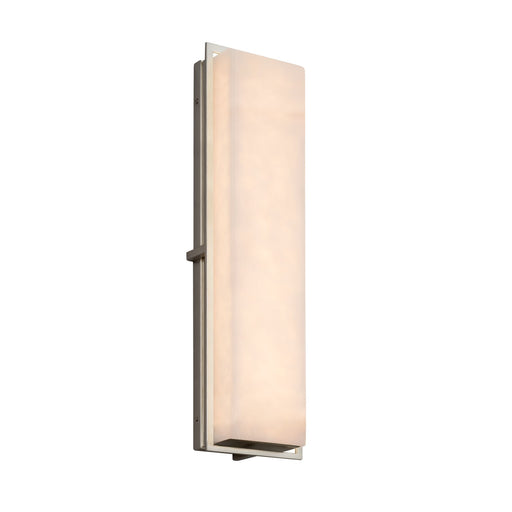 Justice Designs - CLD-7565W-NCKL - LED Outdoor Wall Sconce - Clouds - Brushed Nickel
