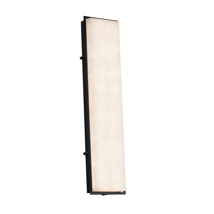 Justice Designs - CLD-7566W-MBLK - LED Outdoor Wall Sconce - Clouds - Matte Black