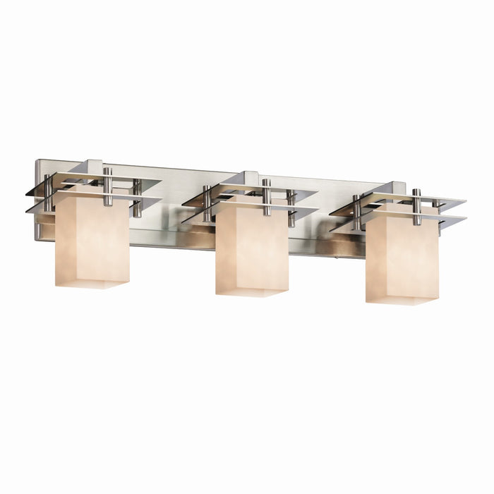 Justice Designs - CLD-8173-15-NCKL-LED3-2100 - LED Bath Bar - Clouds - Brushed Nickel