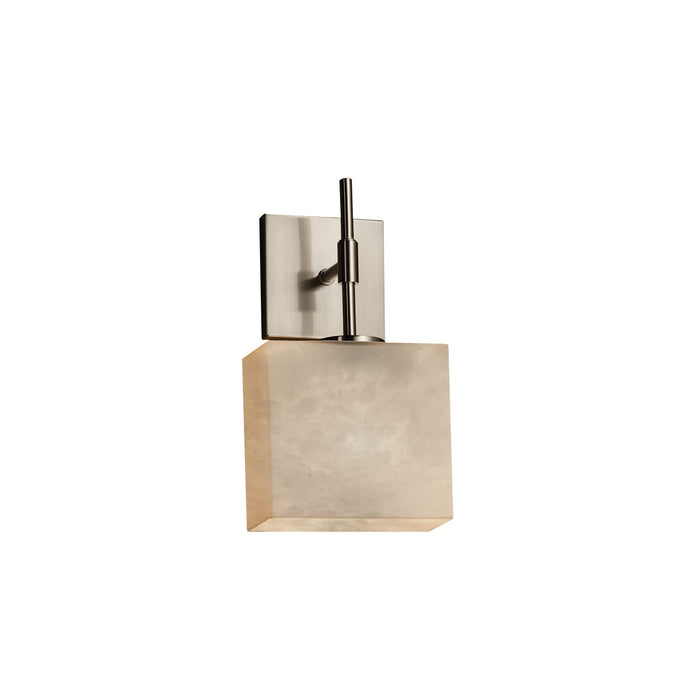 Justice Designs - CLD-8417-30-NCKL - One Light Wall Sconce - Clouds - Brushed Nickel