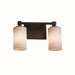 Justice Designs - CLD-8422-10-DBRZ - Two Light Bath Bar - Clouds - Dark Bronze