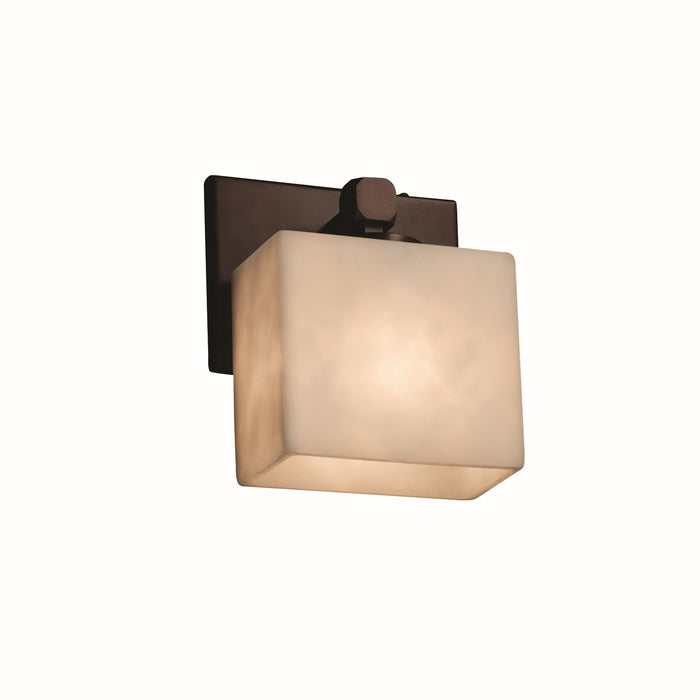 Justice Designs - CLD-8427-55-DBRZ - One Light Wall Sconce - Clouds - Dark Bronze