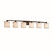 Justice Designs - CLD-8436-30-DBRZ - Six Light Bath Bar - Clouds - Dark Bronze