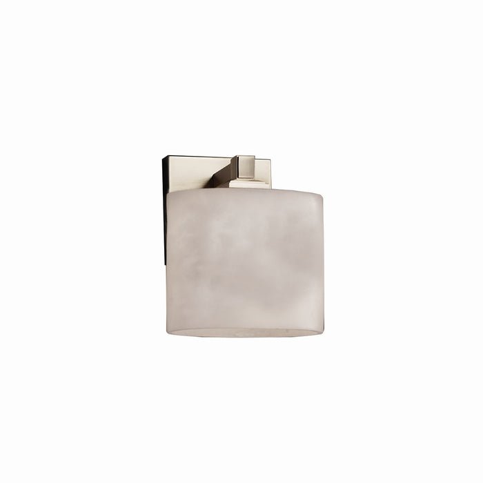 Justice Designs - CLD-8437-30-NCKL - One Light Wall Sconce - Clouds - Brushed Nickel