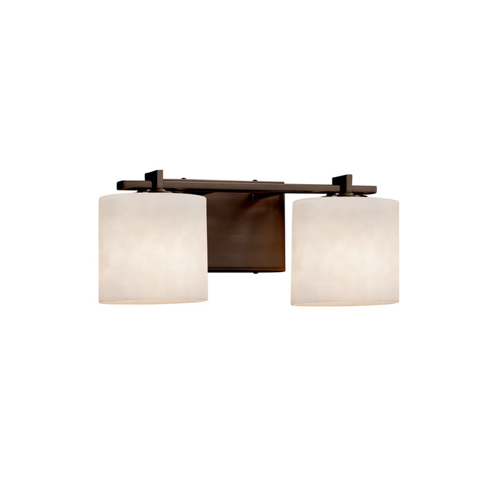 Justice Designs - CLD-8442-30-DBRZ - Two Light Bath Bar - Clouds - Dark Bronze