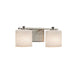 Justice Designs - CLD-8442-30-NCKL - Two Light Bath Bar - Clouds - Brushed Nickel