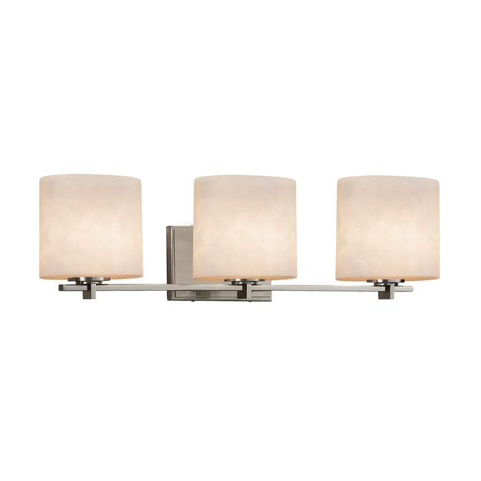 Justice Designs - CLD-8443-30-NCKL-LED3-2100 - LED Bath Bar - Clouds - Brushed Nickel