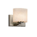 Justice Designs - CLD-8447-30-NCKL - One Light Wall Sconce - Clouds - Brushed Nickel
