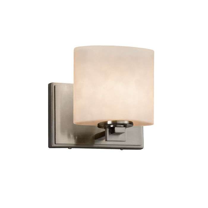 Justice Designs - CLD-8447-30-NCKL-LED1-700 - LED Wall Sconce - Clouds - Brushed Nickel