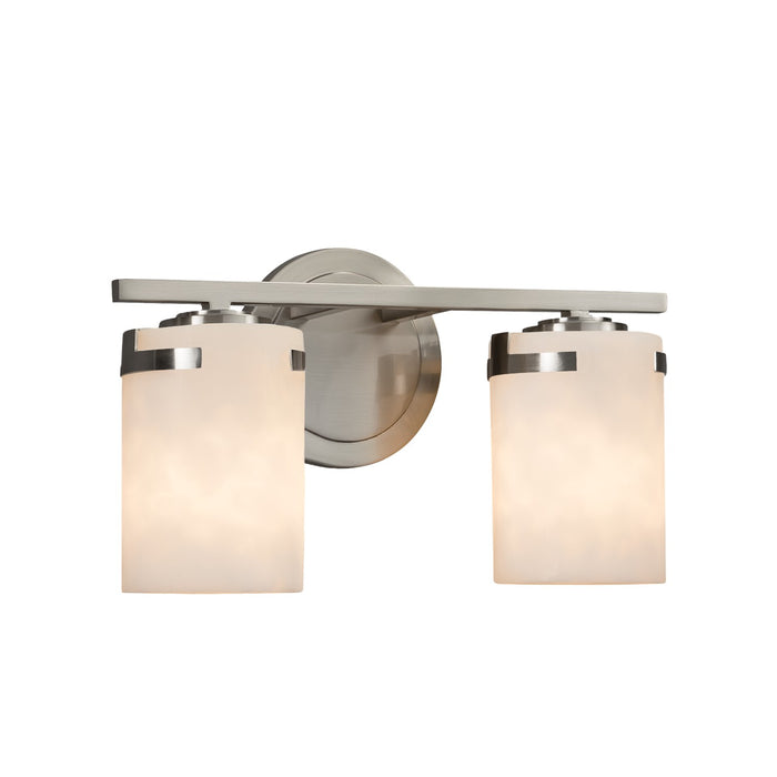 Justice Designs - CLD-8452-10-NCKL-LED2-1400 - LED Bath Bar - Clouds - Brushed Nickel