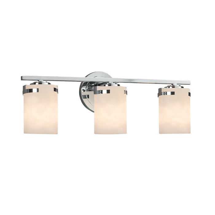 Justice Designs - CLD-8453-10-CROM-LED3-2100 - LED Bath Bar - Clouds - Polished Chrome