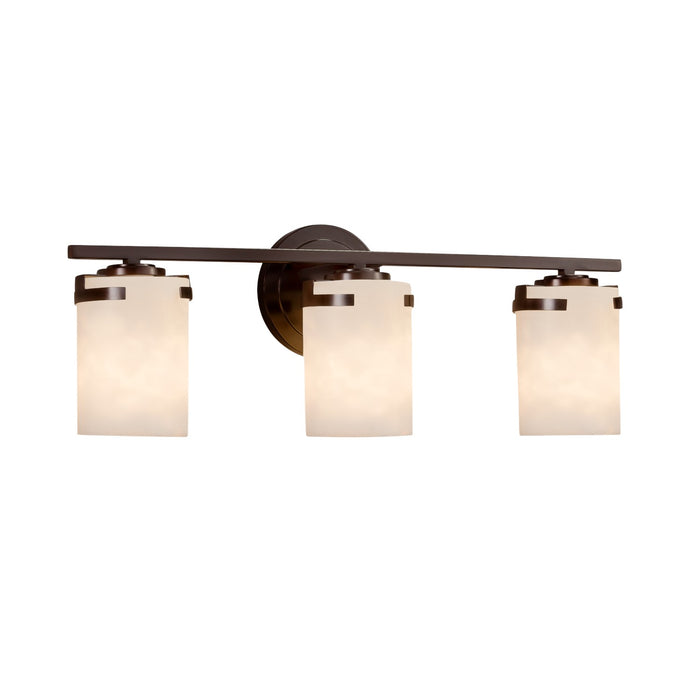 Justice Designs - CLD-8453-10-DBRZ-LED3-2100 - LED Bath Bar - Clouds - Dark Bronze