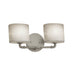 Justice Designs - CLD-8462-30-NCKL - Two Light Bath Bar - Clouds - Brushed Nickel