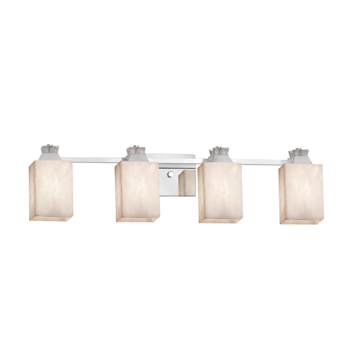 Justice Designs - CLD-8474-15-CROM-LED4-2800 - LED Bath Bar - Clouds - Polished Chrome