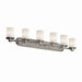 Justice Designs - CLD-8516-10-NCKL-LED6-4200 - LED Bath Bar - Clouds - Brushed Nickel