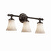 Justice Designs - CLD-8523-20-DBRZ-LED3-2100 - LED Bath Bar - Clouds - Dark Bronze