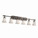 Justice Designs - CLD-8526-20-NCKL-LED6-4200 - LED Bath Bar - Clouds - Brushed Nickel