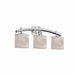 Justice Designs - CLD-8593-30-NCKL - Three Light Bath Bar - Clouds - Brushed Nickel