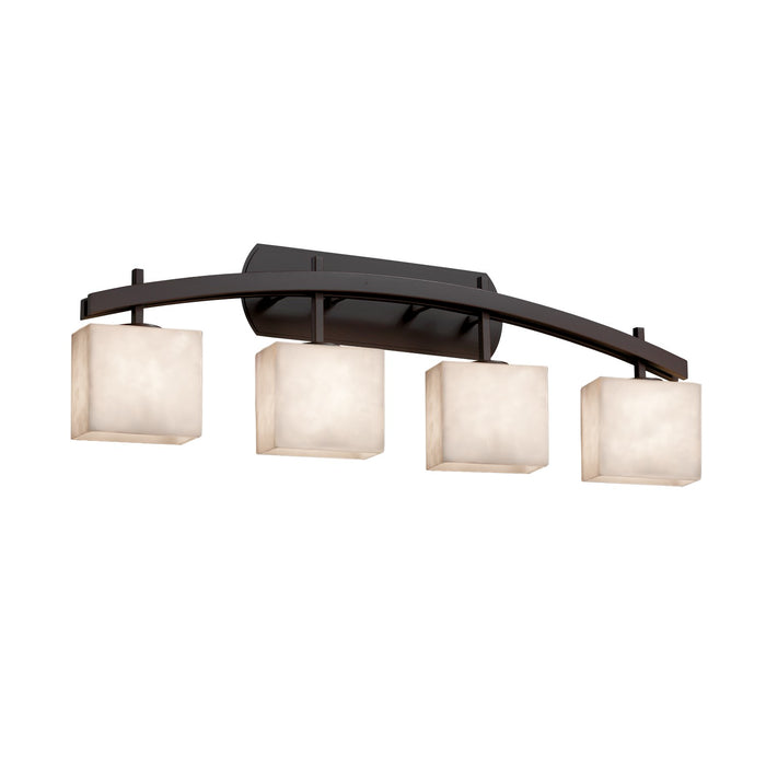 Justice Designs - CLD-8594-55-DBRZ-LED4-2800 - LED Bath Bar - Clouds - Dark Bronze