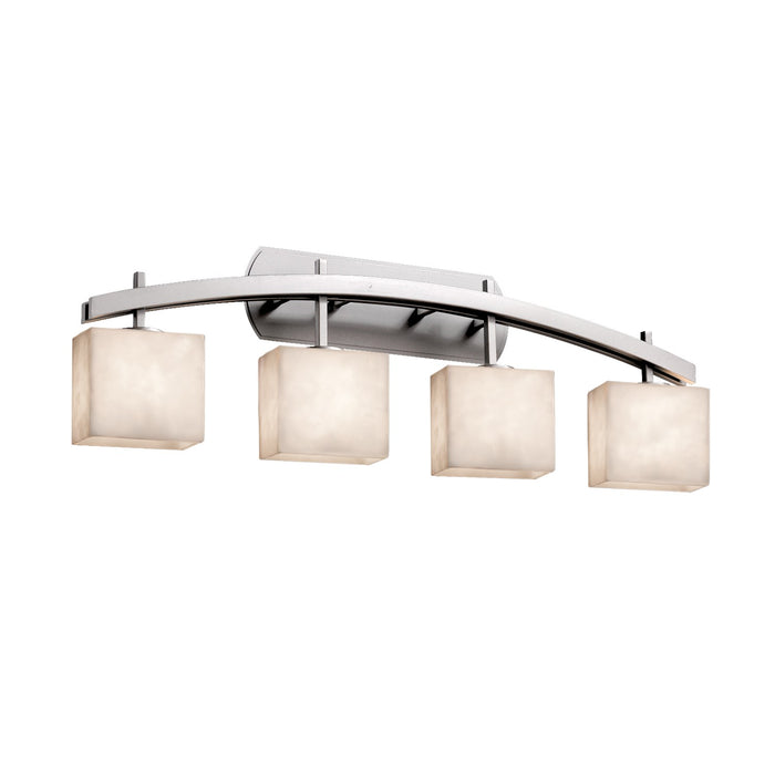 Justice Designs - CLD-8594-55-NCKL-LED4-2800 - LED Bath Bar - Clouds - Brushed Nickel