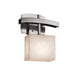 Justice Designs - CLD-8597-55-NCKL - One Light Wall Sconce - Clouds - Brushed Nickel