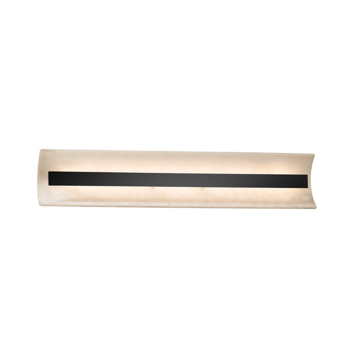Justice Designs - CLD-8625-MBLK - LED Linear Bath Bar - Clouds - Matte Black