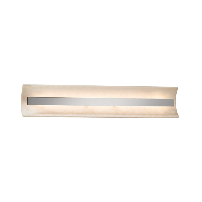 Justice Designs - CLD-8625-NCKL - LED Linear Bath Bar - Clouds - Brushed Nickel