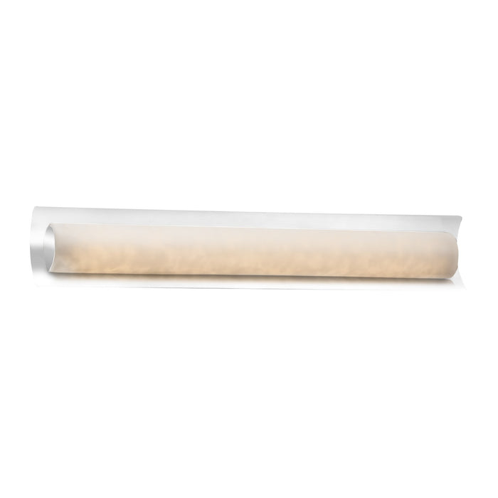 Justice Designs - CLD-8635-CROM - LED Linear Bath Bar - Clouds - Polished Chrome