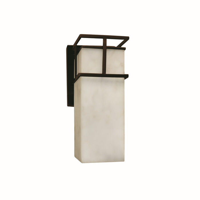 Justice Designs - CLD-8643W-DBRZ - One Light Outdoor Wall Sconce - Clouds - Dark Bronze