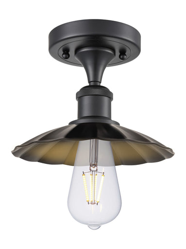 Ballston LED Semi-Flush Mount Matte Black