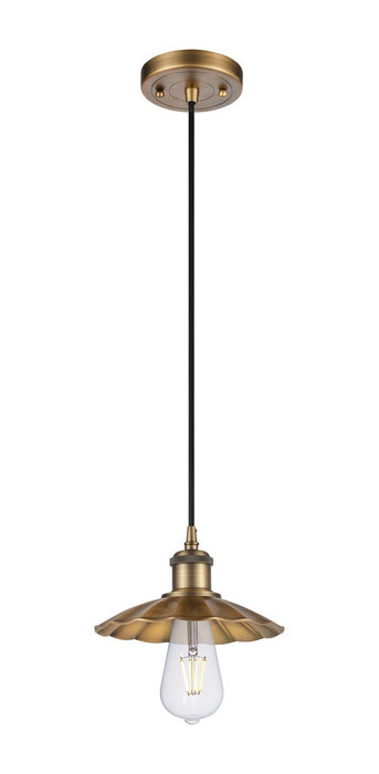 Innovations - 516-1P-BB-M17-BB - LED Mini Pendant - Ballston - Brushed Brass